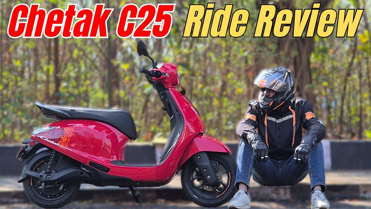 Best Family Scooter ❤️ @91,399 🔥 113 Range - 2026 Bajaj Chetak C25 Ride Review