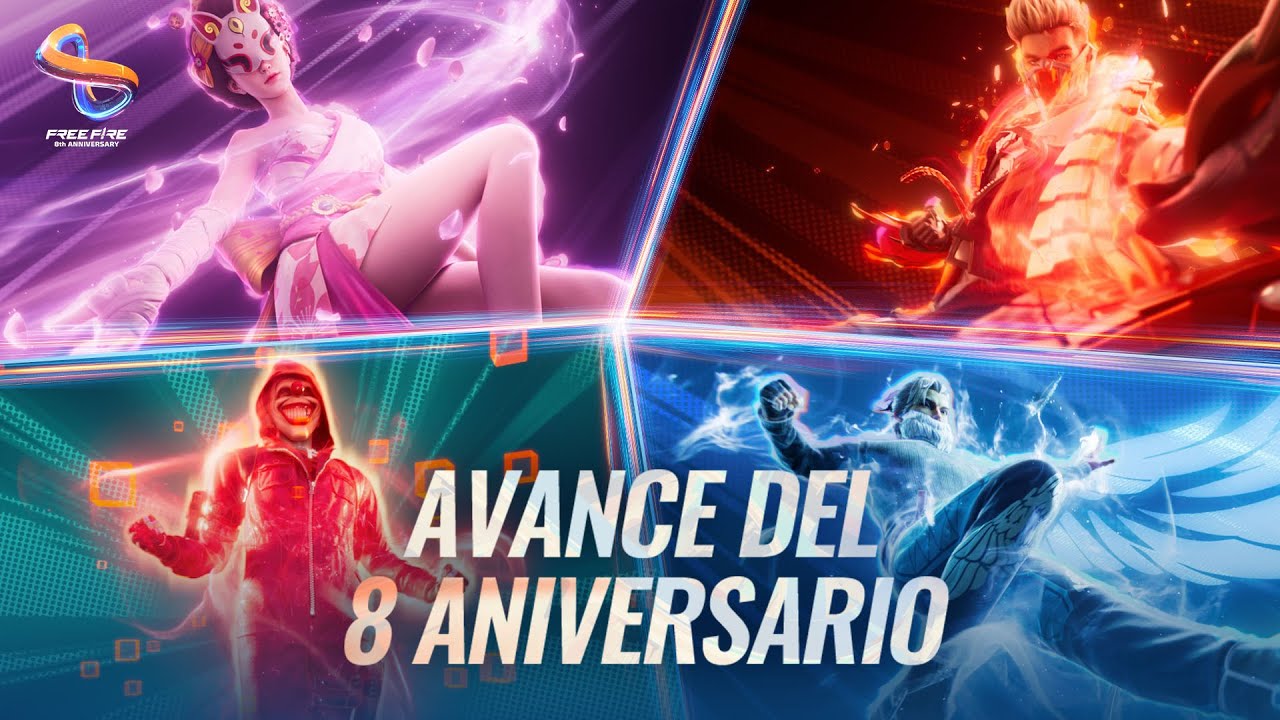8 Aniversario | Avance de animaci&oacute;n | Free Fire