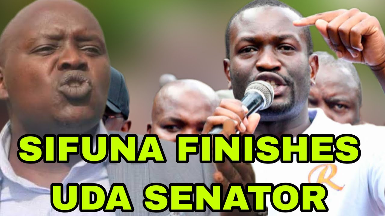 CHAOS !SIFUNA FIGHTS RUTO’s UDA SENATOR FOR ACCUSING SIFUNA OF STAGE MANAGING  CHAOS IN KITENGELA