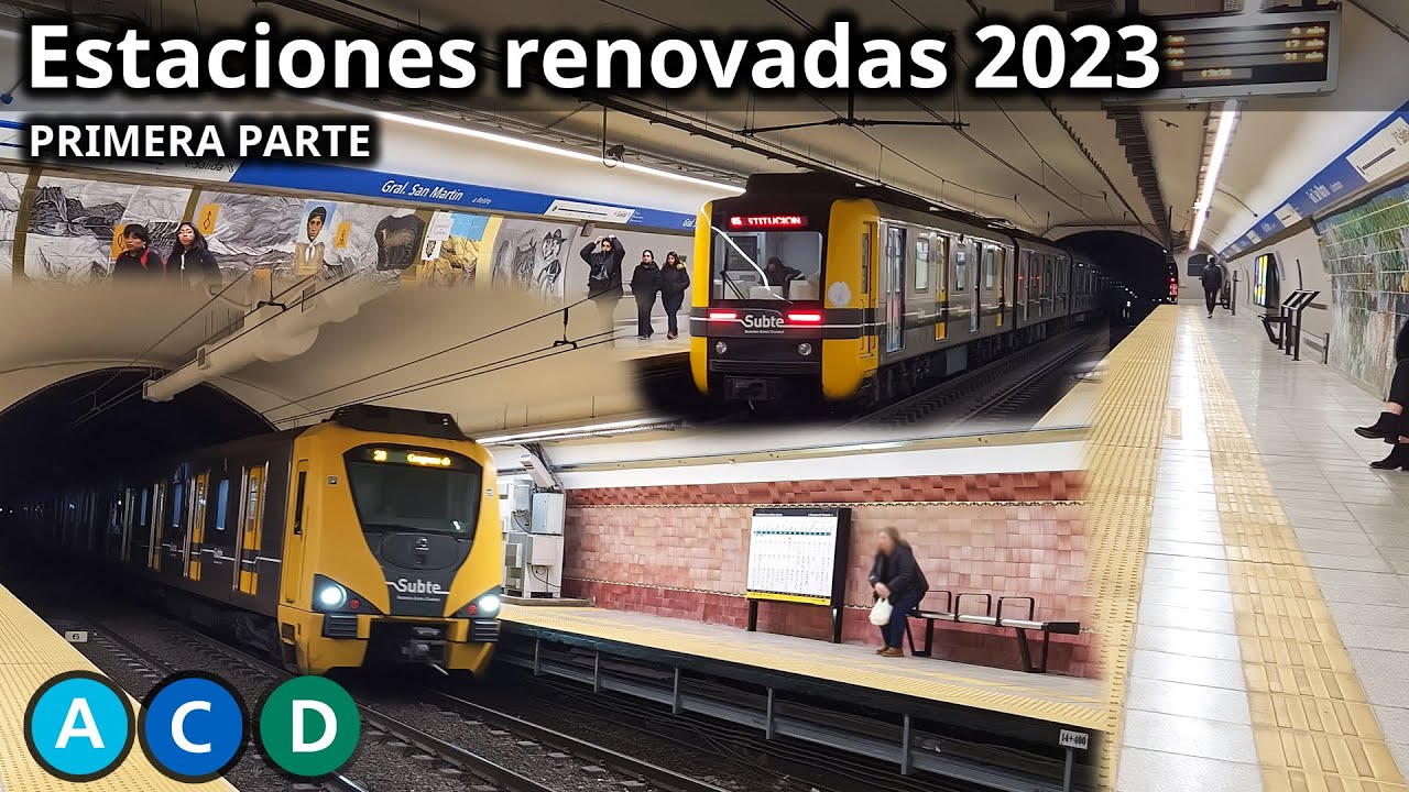 Las estaciones renovadas del Subte en 2023 🚇 | Primera parte