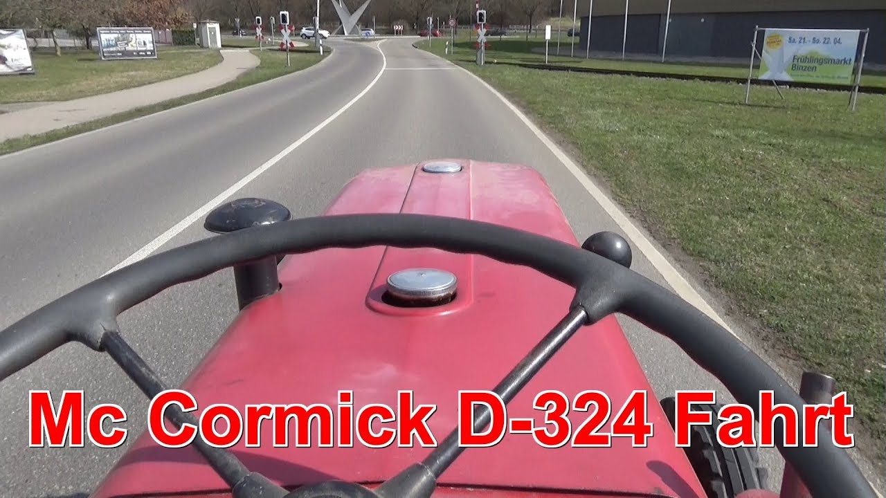 Mc Cormick D-324 Fahrt