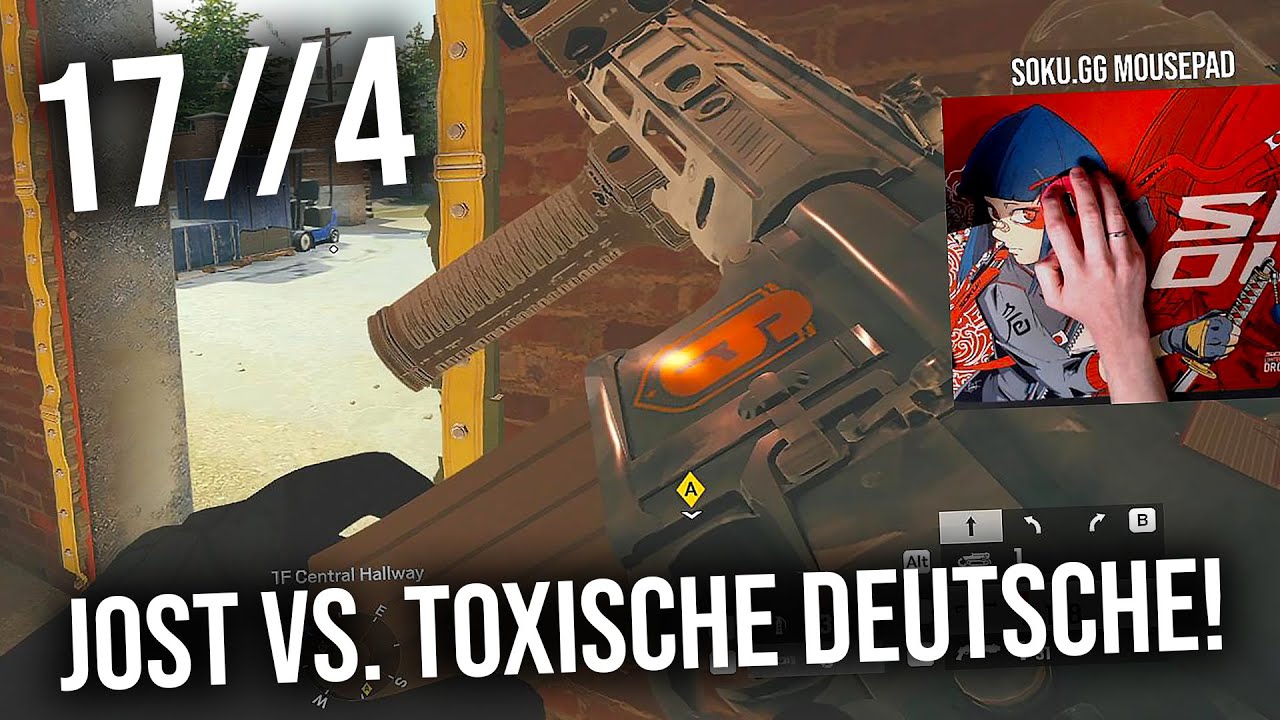 17/4 Bombe VS. Toxische Deutsche! 🤡💀 | Rainbow Six Siege | [German/HD]