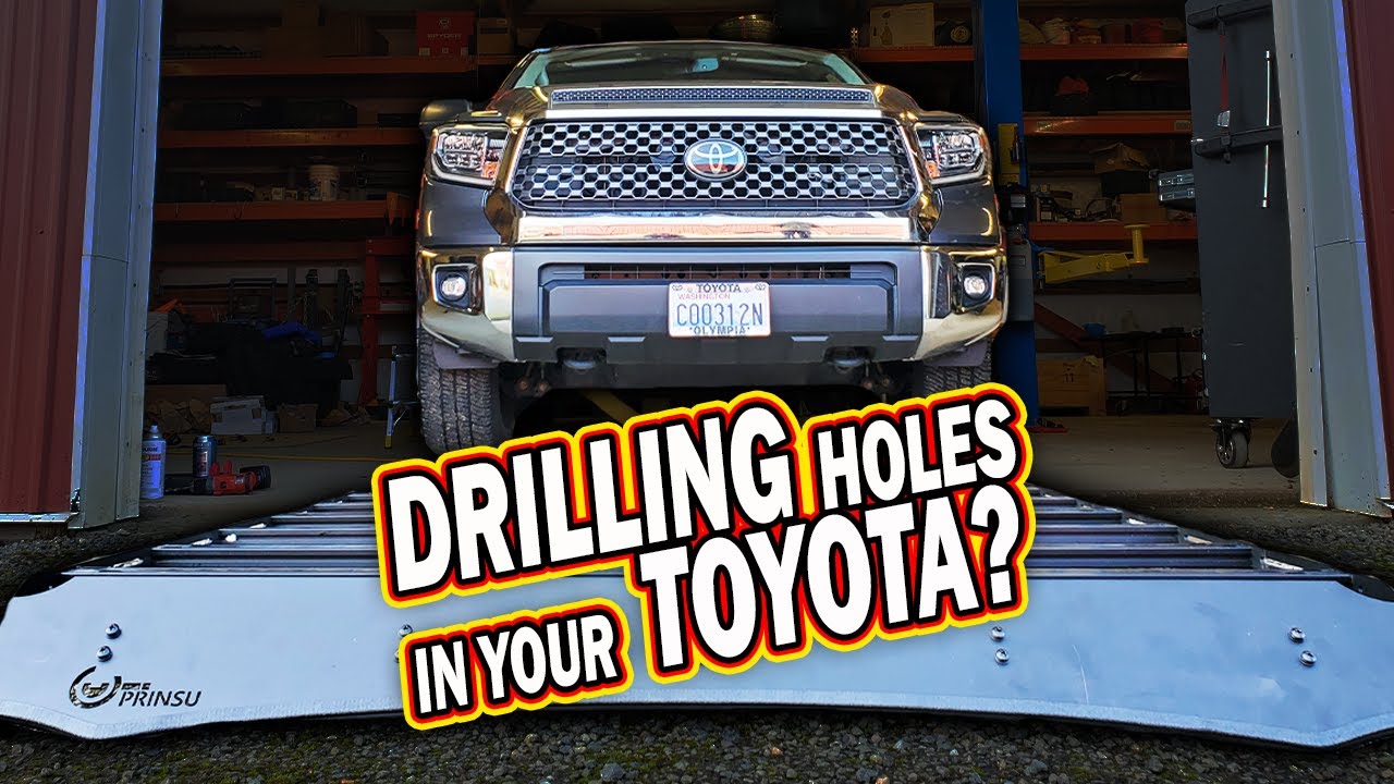 Toyota Tundra Prinsu Roof Rack Installation | How To Drill holes for your Rack
