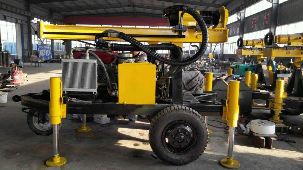 hydraulic water well drilling rig