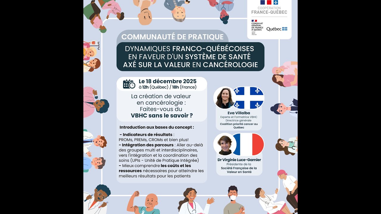 La création de valeur en cancérologie: Faites-vous du VBHC sans le savoir? - 18 décembre 2025