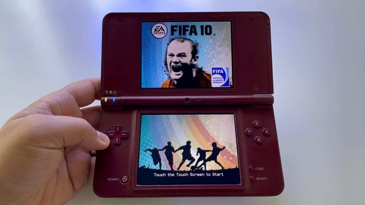 FIFA 10 | Nintendo DSi XL handheld gameplay