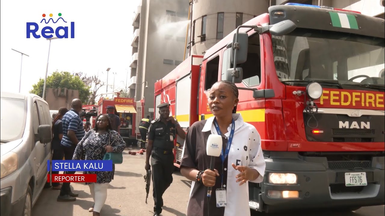 Fire Erupts at Federal Secretariat Head of Service — No Casualties Reported