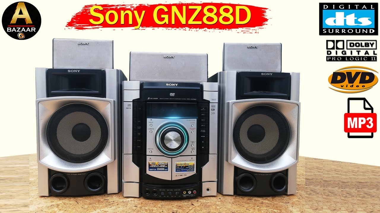 Sony MHC-GNZ88D_Overview & Sound test