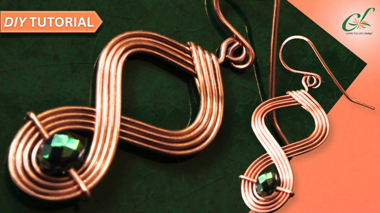 ✨ Modern Wire Jewelry Tutorial ✨ Easy & Elegant Earrings