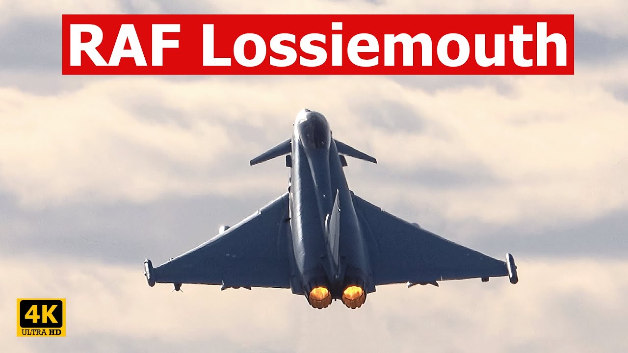 RAF LOSSIEMOUTH | Eurofighter Typhoon amazing vertical climb