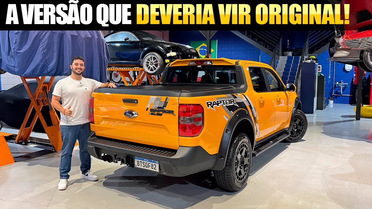 PROJETO FORD MAVERICK RAPTOR: PNEUZÃO, LIFT, MOTOR FORJADO E 366 CV!!
