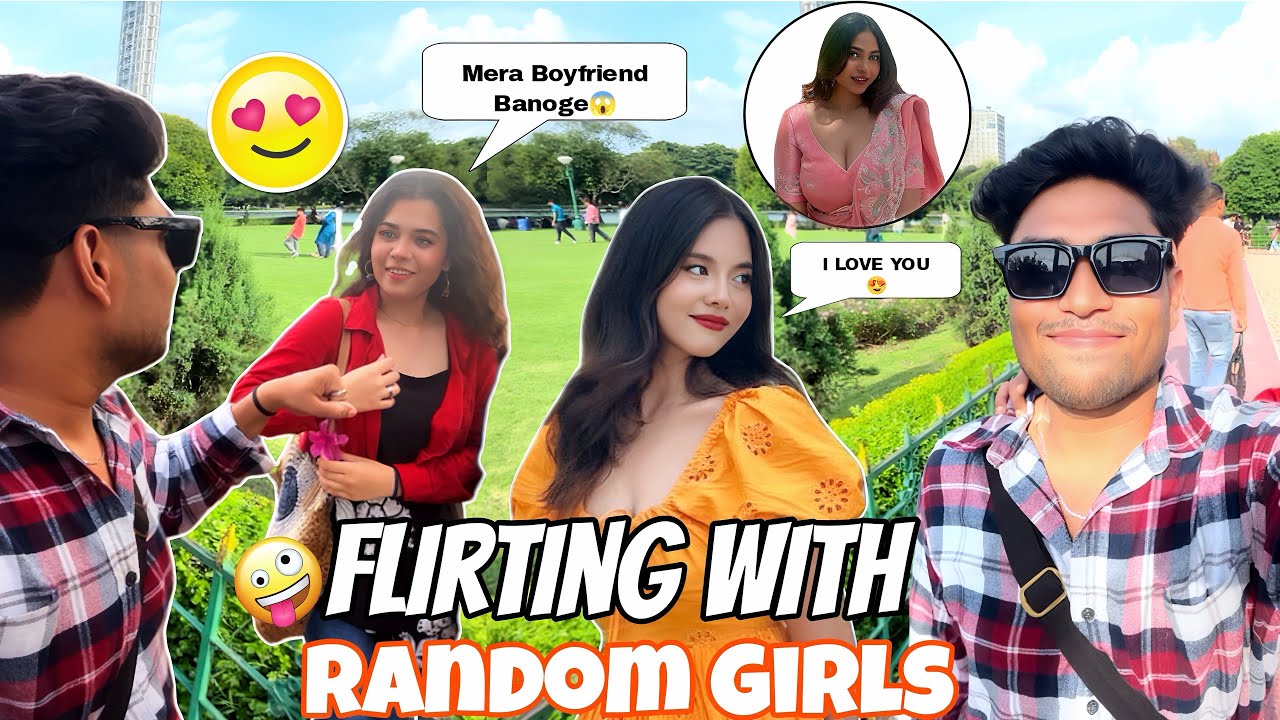 Flirting With Random Girls￼🥵😂😍 || Matargashti With Raja