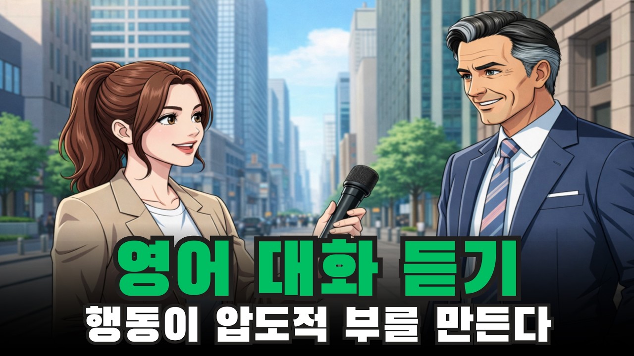 영어 듣기 연습 | 초보자를 위한 영어 대화: 행동이 압도적 부를 만든다 🔥
