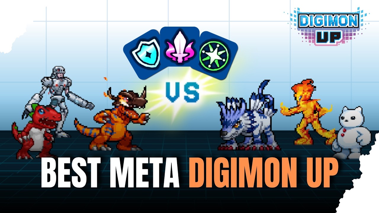 The Best PVE & PVP Battle Types in Digimon UP #Digimon