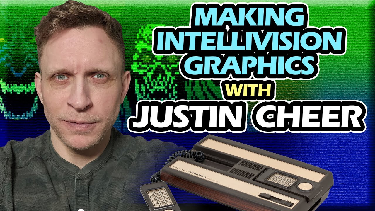 Exploring RETRO GRAPHICS with Intellivision's Mastermind Justin Cheer!