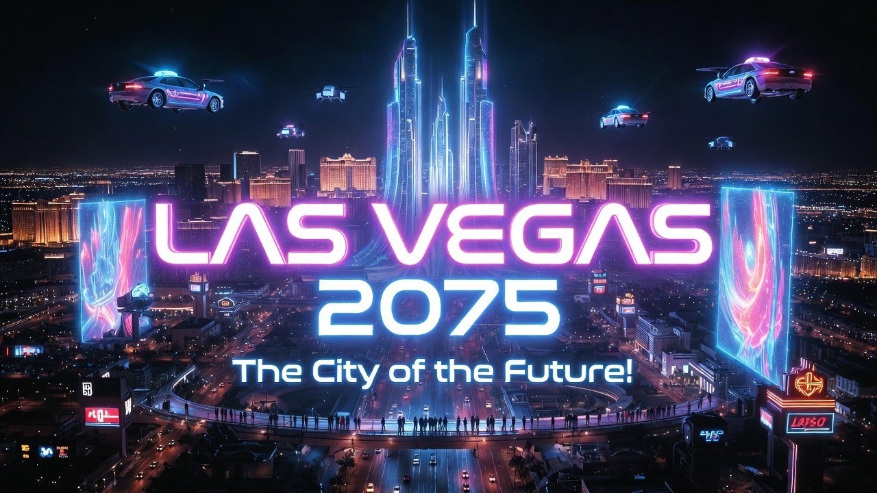 Las Vegas 2075 &ndash; Explore The Futuristic City of Tomorrow | Flying Cars & AI Casinos