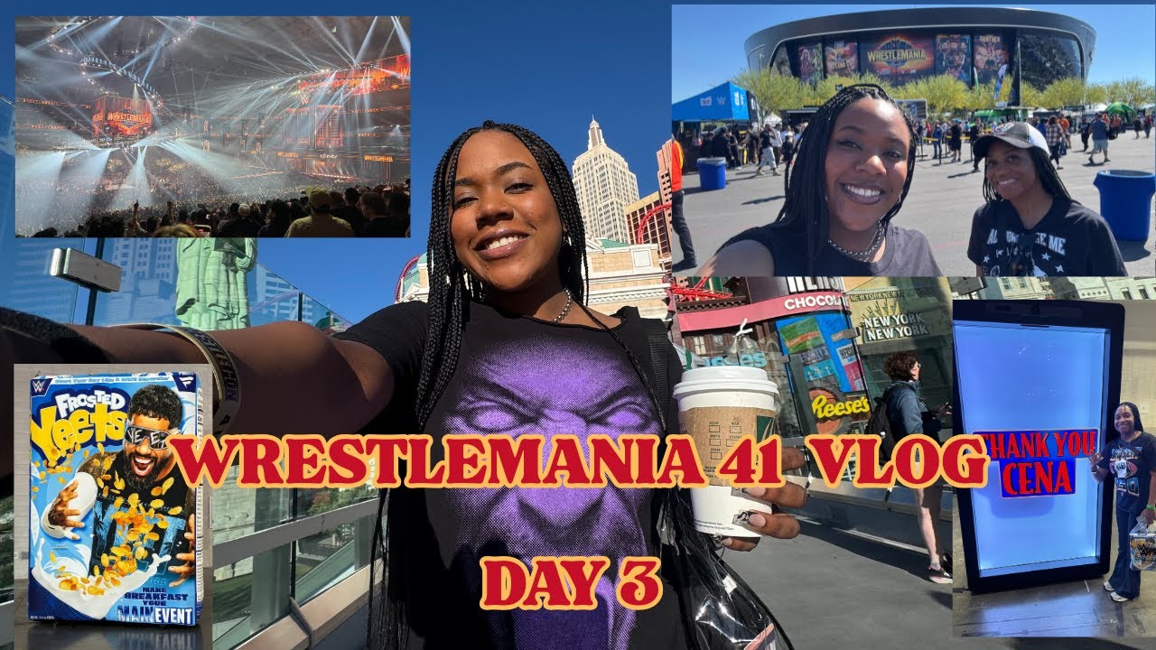 WRESTLEMANIA 41 VLOG |★ night one, superstore, wwe world ★
