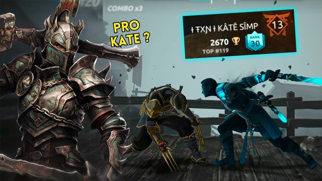 Кейт *СИМП* Как он играет с Кейт? 🔥|| *Потрясающее возвращение* || Shadow Fight 4 Arena