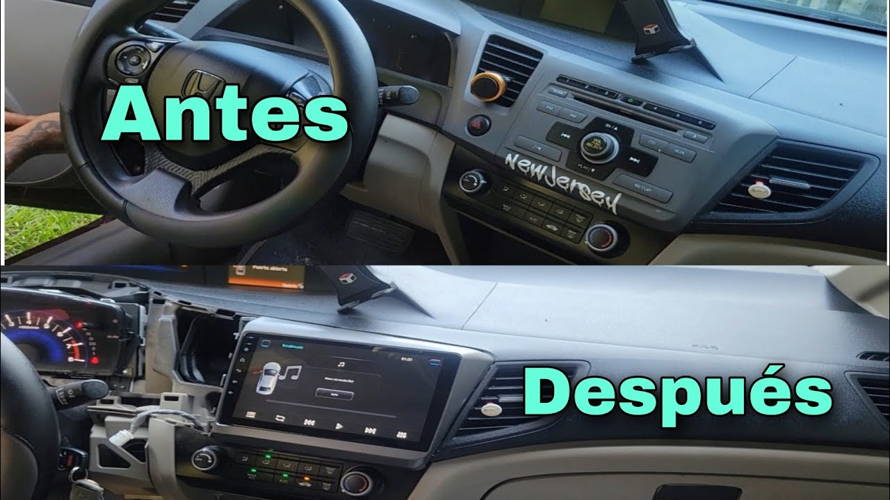 Como Instalar Android stereo en Honda Civic 2012