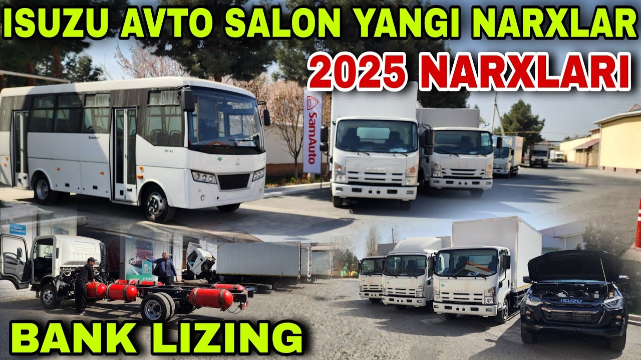 15 SENTABR ARZON JOYIDAN ISUZULAR ZAVOTSKOY SENJI HALADELNIK TENTLI BORTLI FURGON 