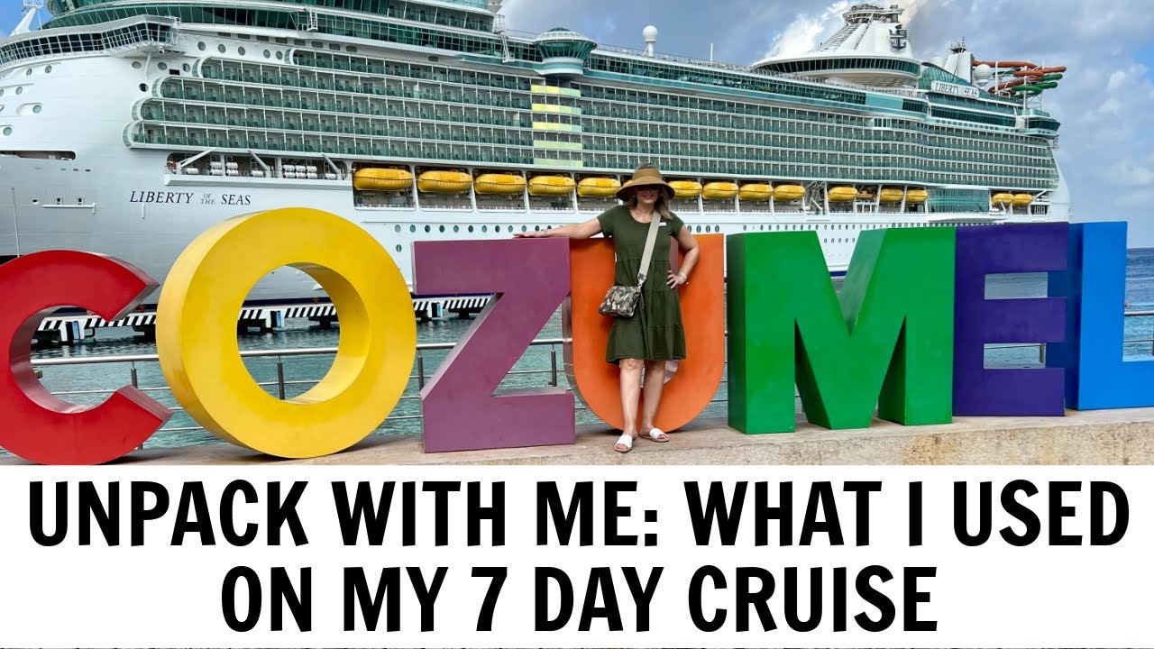 What I Brought On My 7 Day Cruise | An UN-Packing Video | MsGoldgirl