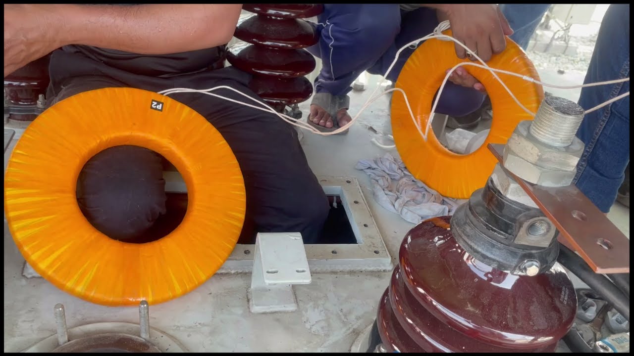 Bushing CT Replacing of Power Transformer.