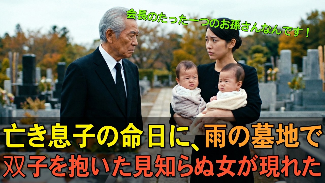 亡き息子の命日に、雨の墓地で双子を抱いた見知らぬ女が現れた。しかし、赤ん坊の顔が息子と瓜二つだと気づいた瞬間、立場が大逆転した！