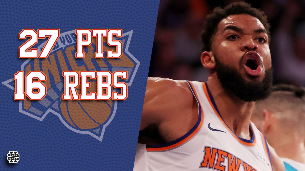 Karl-Anthony Towns 27 pts 16 rebs vs Hornets 24/25 season