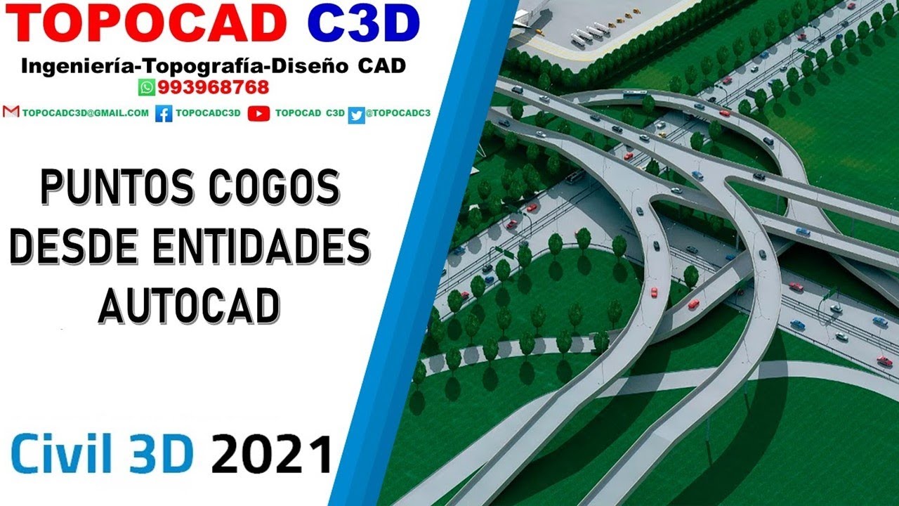 CIVIL 3D-2021: OBTENER PUNTOS COGOS DESDE ENTIDADES CAD