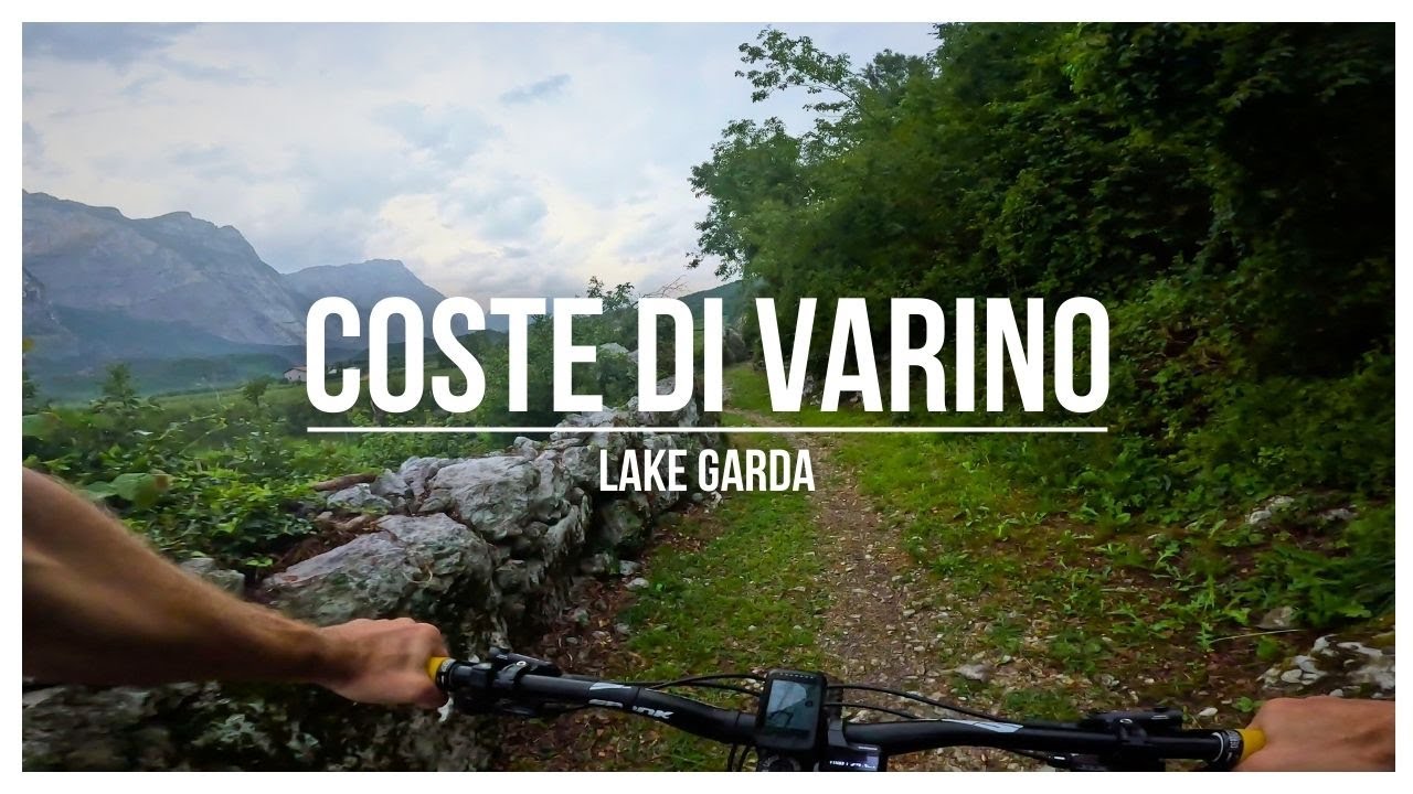 Coste di Varino MTB Trail is a FUN adventure at Lake Garda [4K]