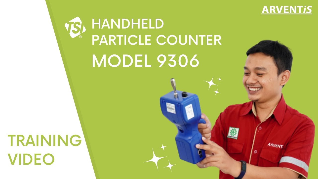 TSI Handheld Particle Counter Model 9306 | Cara Penggunaan
