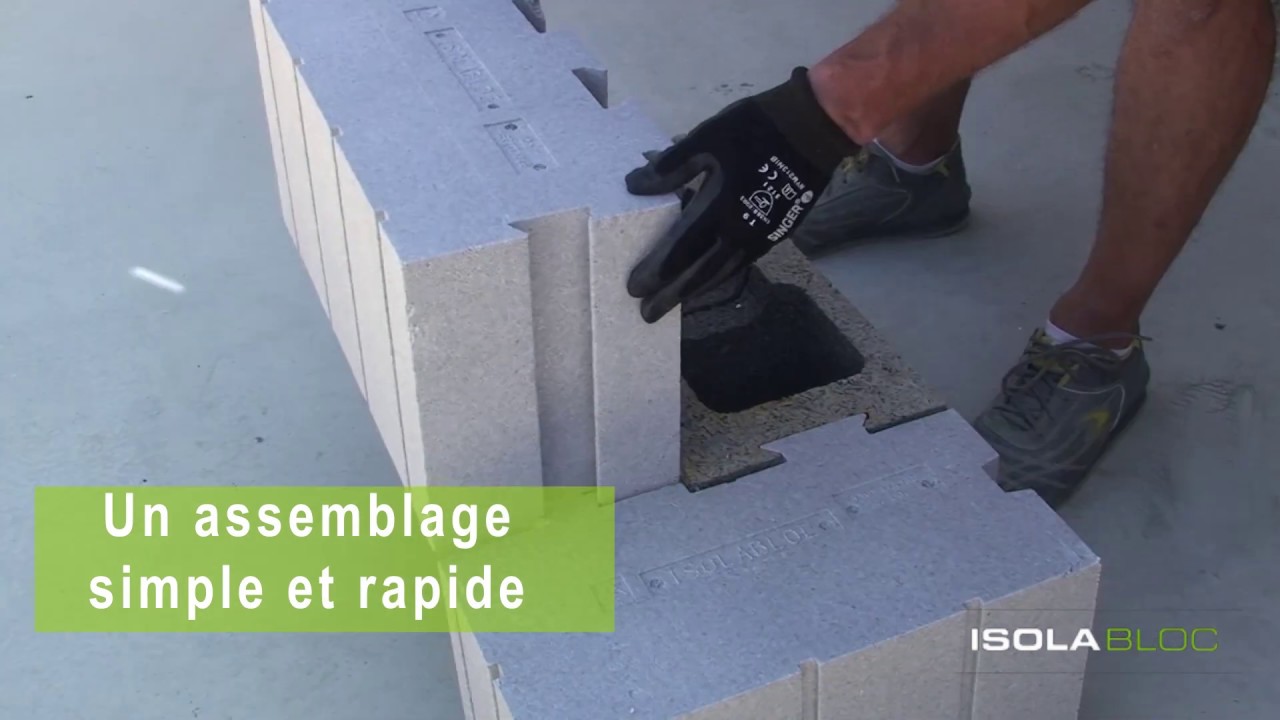 BLOC COFFRANT ISOLANT BOIS-CIMENT