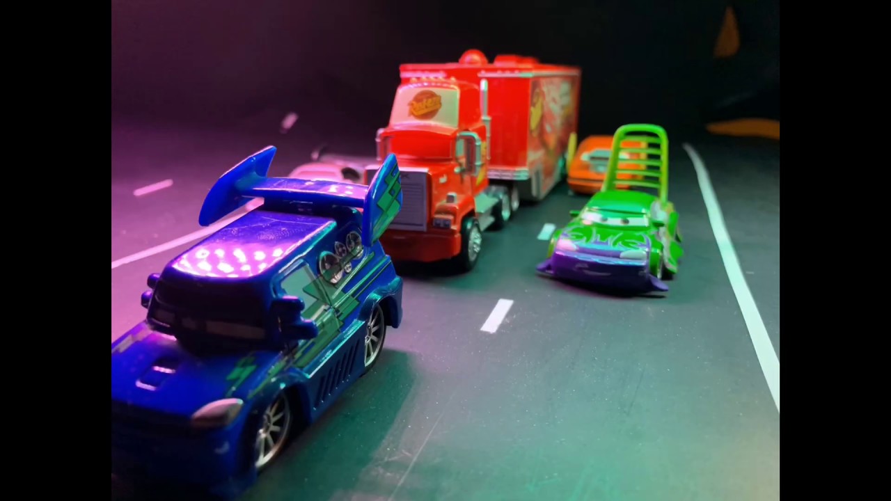 MACK of Cars falls asleep on the lively road