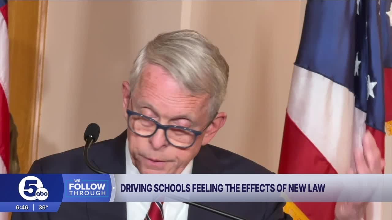 New Ohio driving law affecting local driving schools