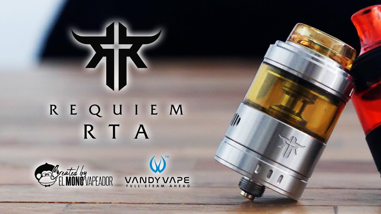 REQUIEM RTA de Vandy Vape & El Mono Vapeador - PRESENTACI&Oacute;N con... DEMONIETE... 😈