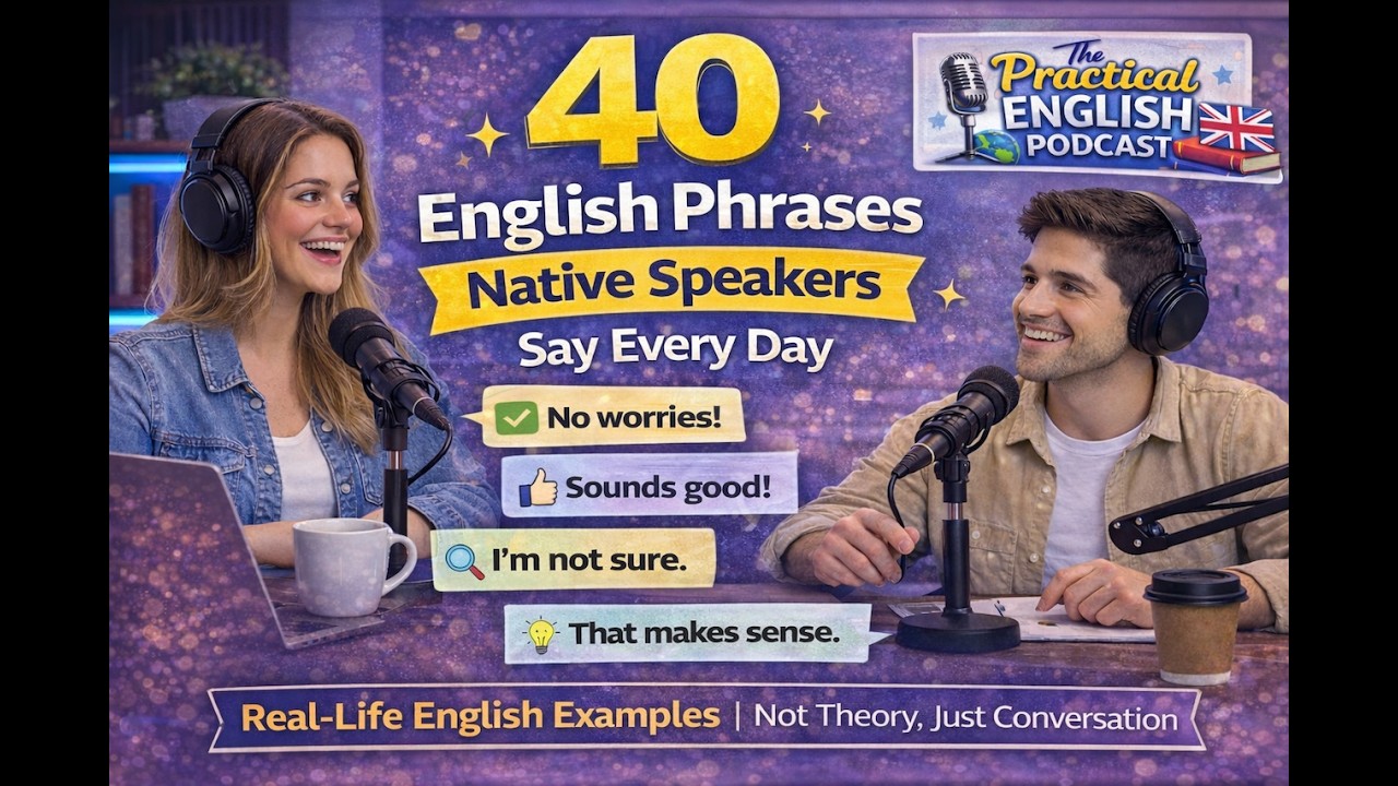 40 English Phrases Native Speakers Say Every Day | Speak More Naturally