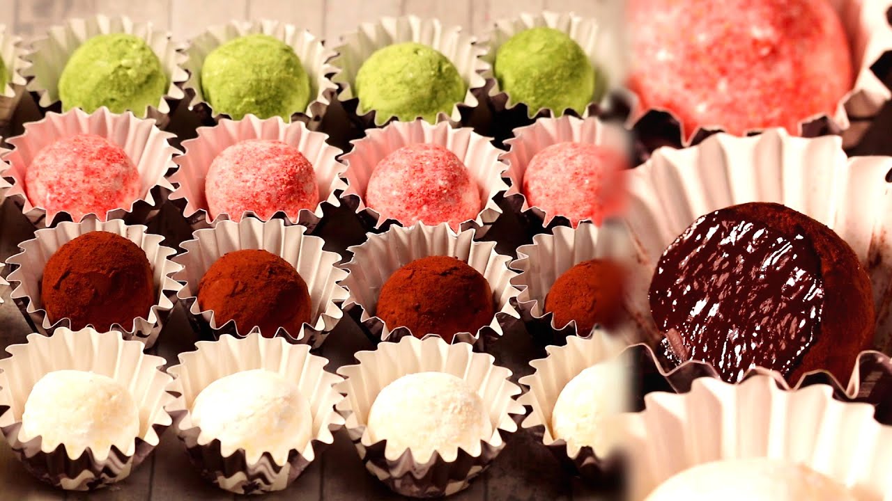 【大量生産】超簡単！4種のトリュフチョコの作り方＜ホワイトデー＞｜パンダワンタン