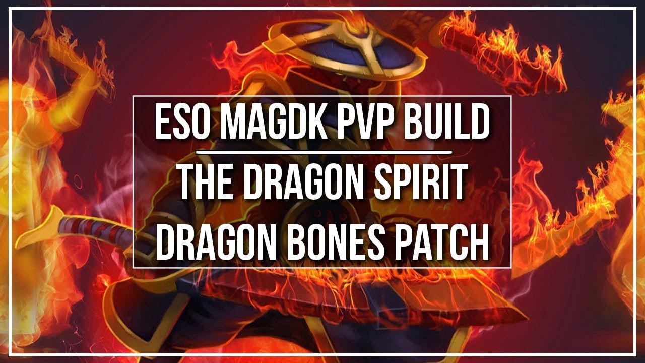 ESO Magicka Dragon Knight PvP Build - The Dragon Spirit - Dragon Bones