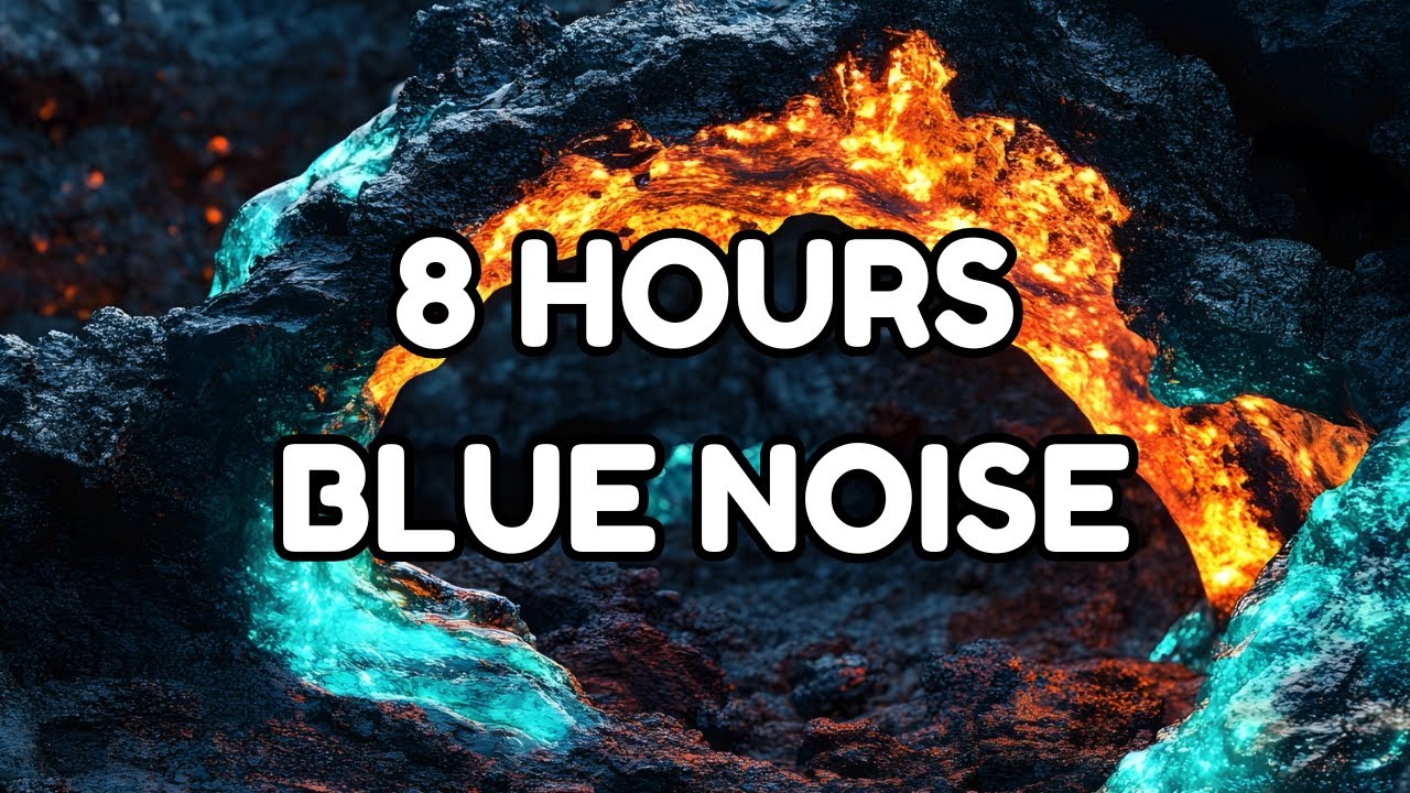 Blue Noise Bliss 🎵 | 8 Hours Sleep & Relaxation ASMR