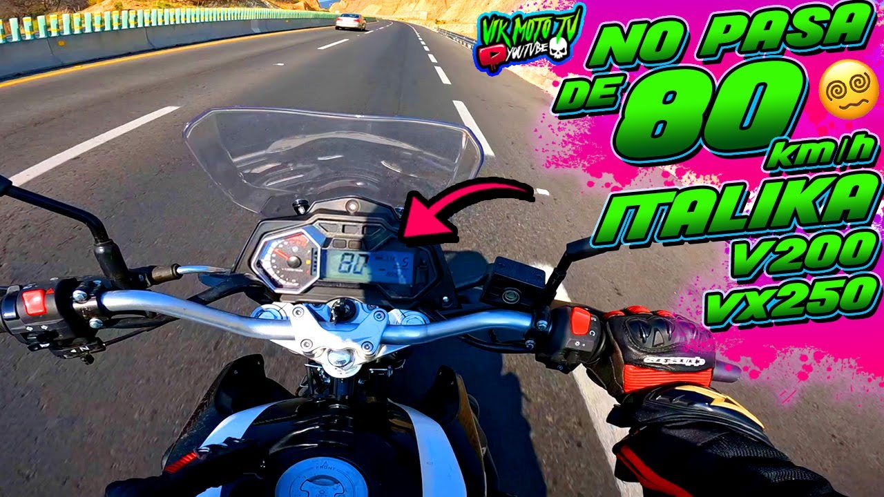 No pasa de 80km! Mira si Las Italika Sirven para Autopista | Motovlog