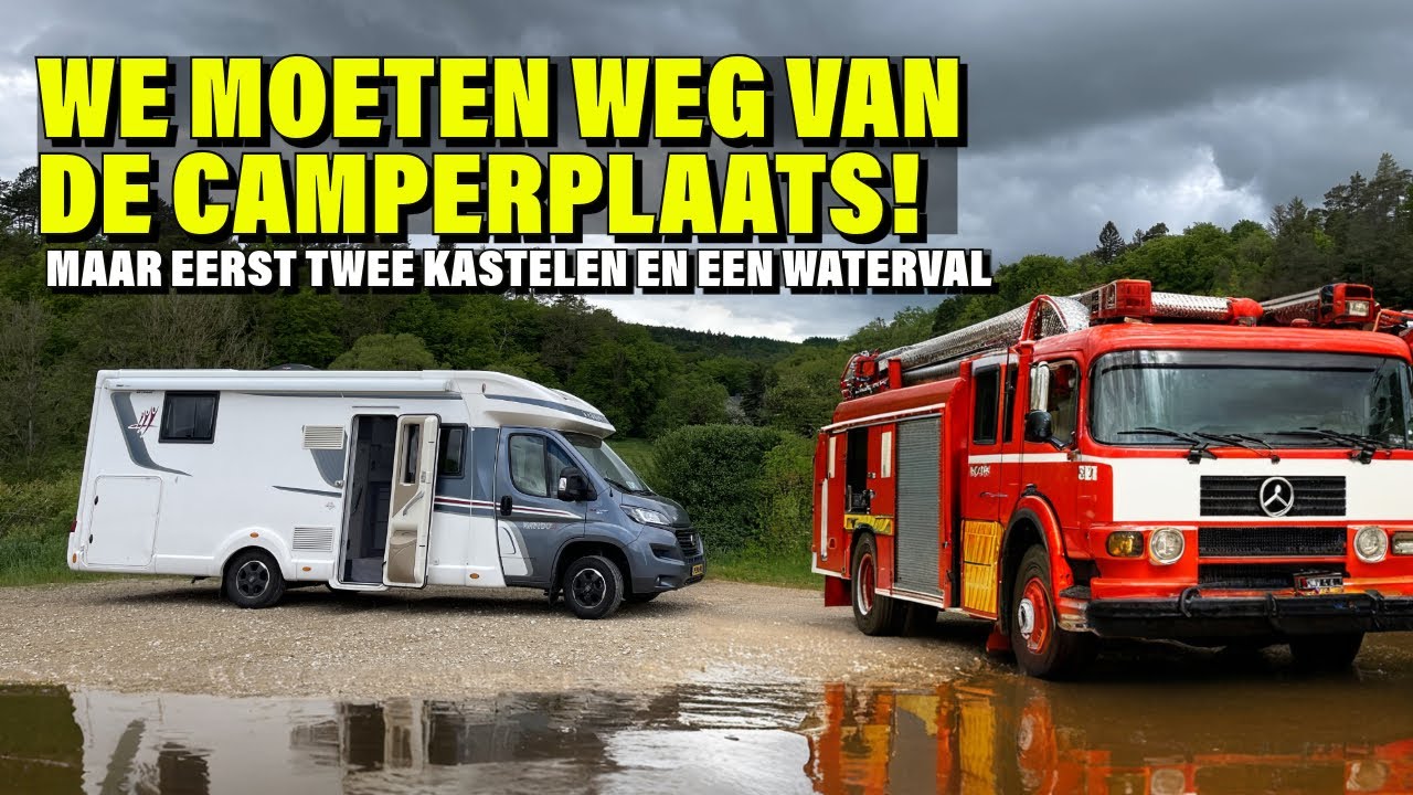 #314 Het water komt eraan dus moeten we van de camperplaats weg
