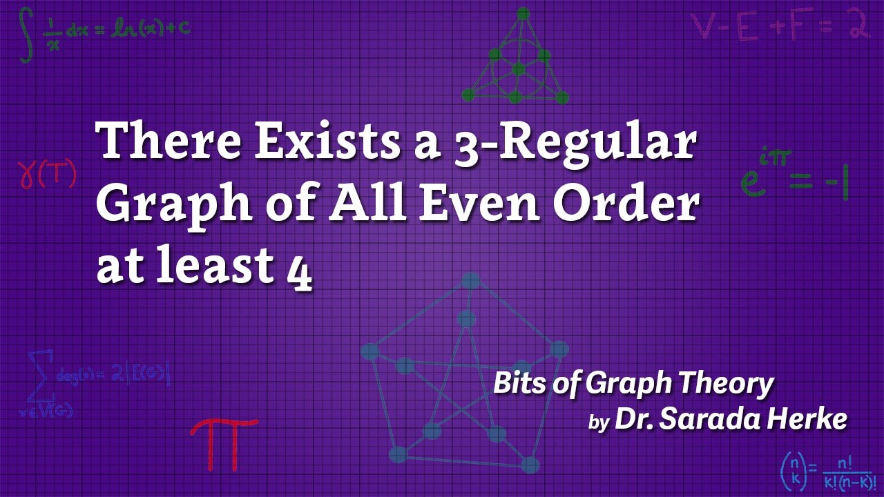 Graph Theory: 15.There Exists a 3-Regular Graph of All Even Order at least 4