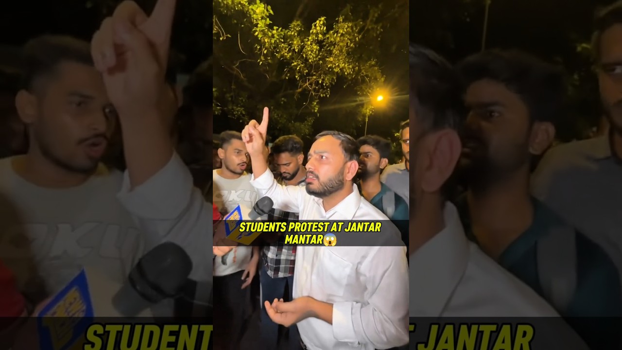 Students Protest At Jantar Mantar😱 #samridhimam #physicswallah #class10 #cbse #topper #pookie #yt