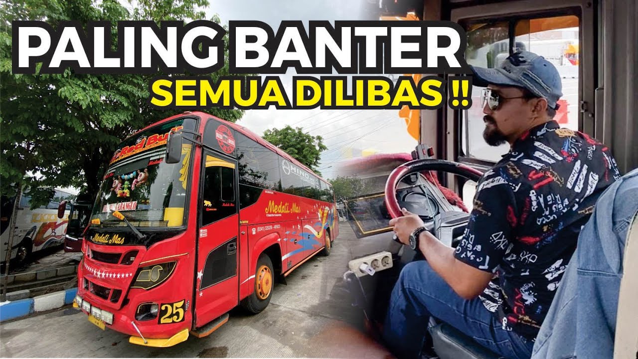 BUS GILA BALAP DAN BERNYALI TINGGI, SEMUA DILIBAS!! Trip Medali Mas 