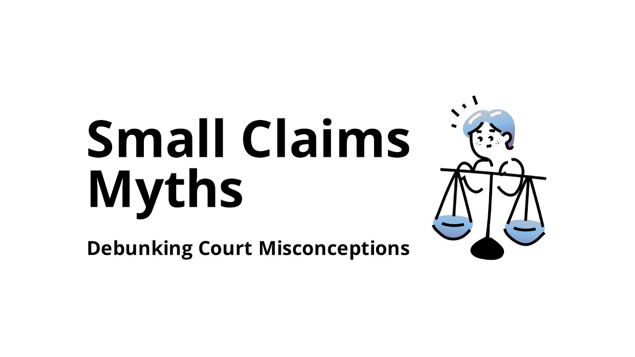 What are common myths about small claims court (basics)?