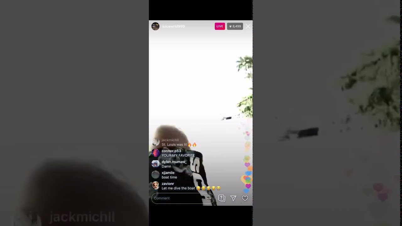 Juice wrld Instagram live from heaven