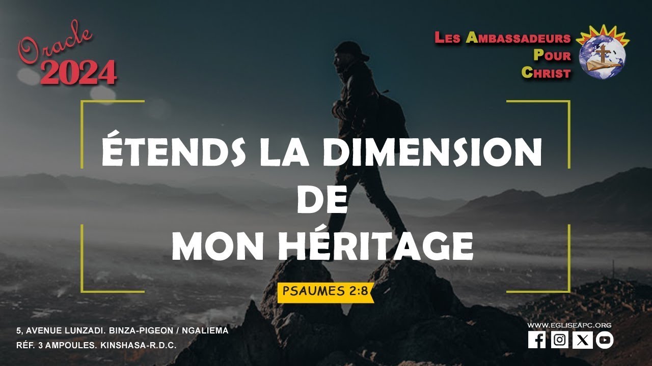 Prophète Garry Kenge : Pourquoi adorer Dieu en esprit    (22/09/2024)