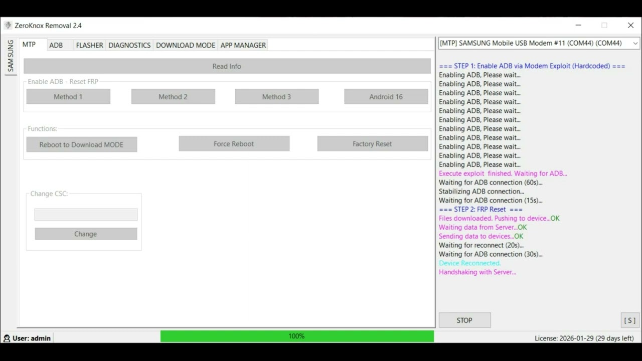 Samsung Android 16 FRP Reset