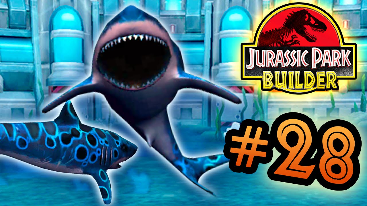 Jurassic Park Builder: MARINE Tournament: Part 28 Shark Vs Shark! HD