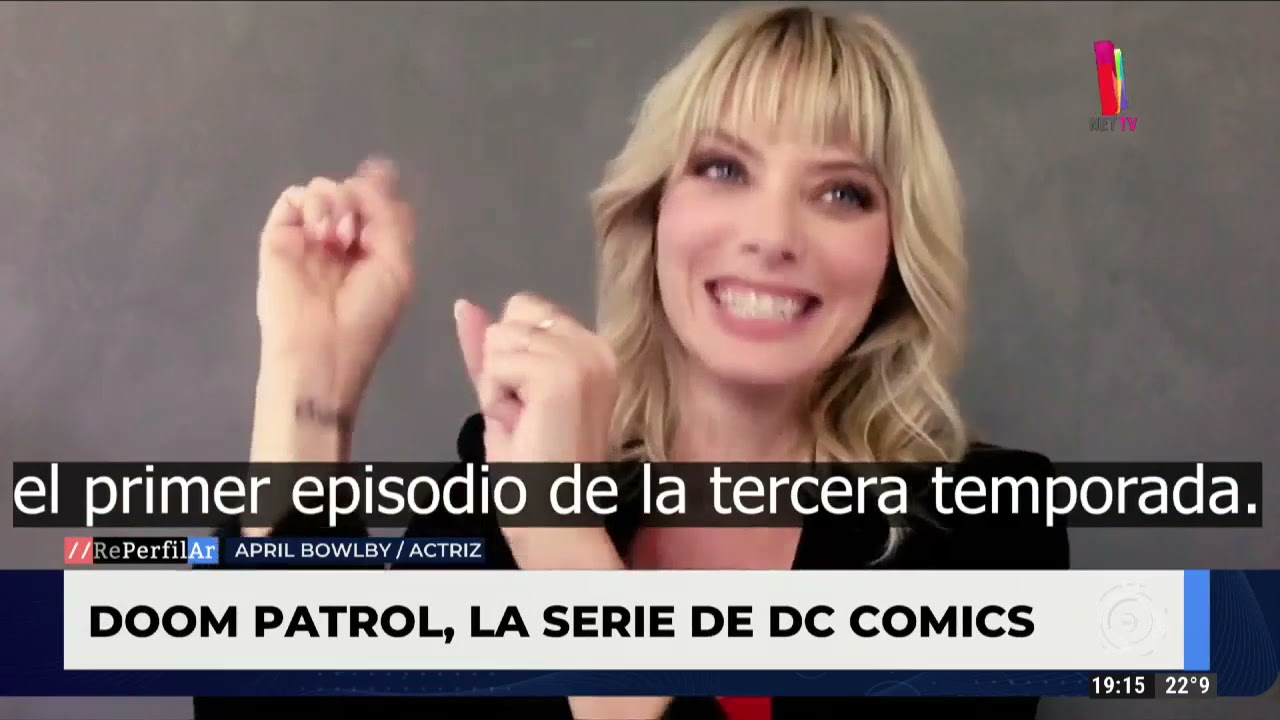 Doom Patrol: April Bowlby habl&oacute; en exclusiva con RePerfilAr